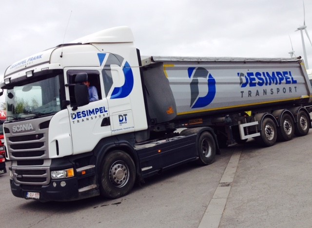 Scania nieuwe belettering zijaanzicht